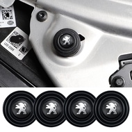 [Thicken] Peugeot Car Shock Absorber Gasket Car Door Sound Insulation Silent Pad Sticker Exterior Accessories For Peugeot 206 207 301 306 508 2008