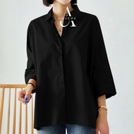 ANVERS | Women Vintage Three-Fourths 3/4 Sleeved Casual Blouse S0009