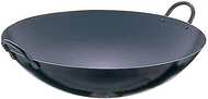 Endoshoji ATY03054 Wok, Commercial Use, 21.3 inches (54 cm), Cast Iron, Made in Japan