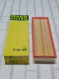 กรองอากาศ  BMW  X5  F15  ( 2012 - 2018 )  รุ่น   25d  25dX  Engine   Air Filter Mann  C 34120 / C341