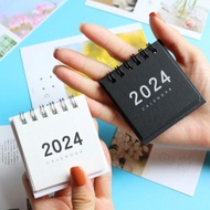 Mini Portable 2024 Year Desk Calendar Daily Planner Small Gift Stationery Calendar