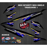 Striping mio sporty mio smile - Sticker Decal mio sporty mio smile thailook 1