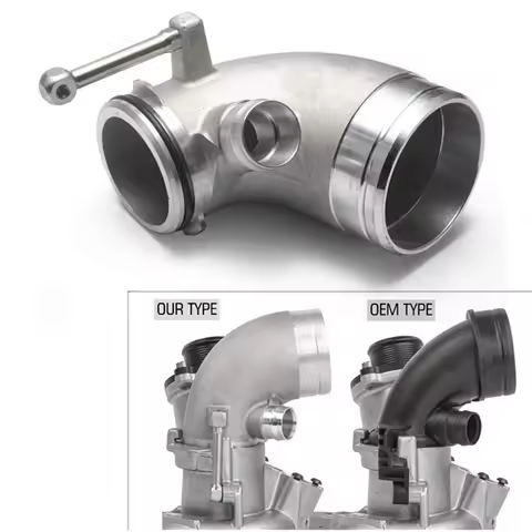 ABET-Turbo Pipe Enlarged Diameter Turbo Pipe Elbow Pipe For S3 A3 Golf MK7 GTI EA888 Turbo Pipe Turb