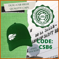 ☮ ⇩ ∣ DLSU-CSB (De La Salle-College of Saint Benilde) High Quality Baseball Cap