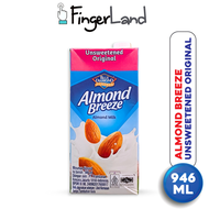 ALMOND BREEZE Almond Milk Unsweetened 946 ml Susu Almond Unsweetened