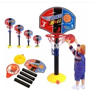 KIDS BASKETBALL NET Baket Ball Net Adjustable High Mainan Bola Jaring Bola Boleh Laras Mainan Bola B