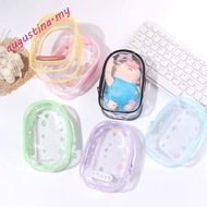 AUGUSTINA Doll Storage Bag, Display Clear 10cm Transparent Doll Bag, Kawaii PVC Cute Zipper Outdoor 