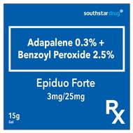 Rx: Epiduo Forte 3mg / 25mg 15g Gel