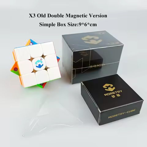 Speed Cube Dual Adjustment System Competition Cube Double Magnetic Smooth Surface 3x3 Old Version X3
