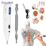 Electronic Acupuncture Pen Acupuncture Meridian Energy Pen Muscle Stimulator Stainless Steel Facial 