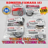 KOMSTIR 183 ASLI ORIGINAL MOTOR YAMAHA VIXION OLD/LAMA VIXION NVL VIXION NVA KONES SATU SET ATAS B