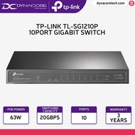 TP-Link TL-SG1210P 10-Port Gigabit Desktop Switch with 8-Port PoE+