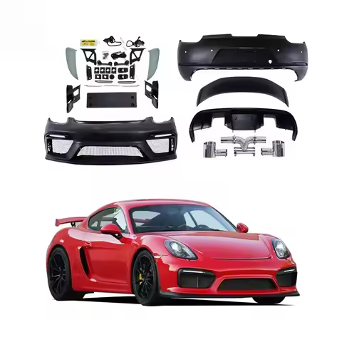 STLF GT-4 Style Plastic Bodykit for Porsches Cayman Boxster 987 987.1 987.2 Front Bumper Rear Diffus