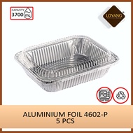 Aluminium Foil Container No.4602 P With Lid