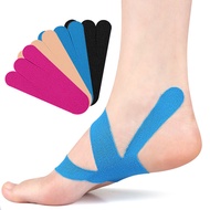 10Pcs/Set Kinesiology Tape for Foot Arches Plantar Fasciitis, Precut Tape for Foot Stability,Athleti