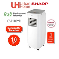 Sharp/Midea Portable Air Conditioner AirCond Penghawa Dingin (1.0HP) CVH10YD / MPH-09CRN1 / MPO-10CRN1