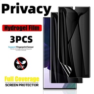 3Pcs Hydrogel Soft Film For LG W31 W30 W11 Velvet V60 V50S ThinQ Matte and Anti Spy Privacy Screen P