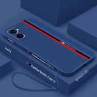 PK3 ❡Oppo A76 A95 A16 Find X5 Pro 5G Soft Silicone Case, With Hand Strap Track Design Anti-Collision