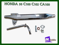 #ท่อไอเสีย // HONDA 50 Super Cub 1958-65 C100 C102 CA100 CA102 CA105 EXHAUST PIPE SET