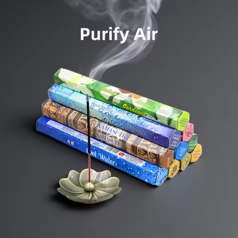 Y 20 Sticks Indian Incense White Sage Meditation Lavender Yoga Sea Breeze Love Incense Purifying Air