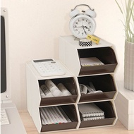 Office Desk Stationery Storage Box Storage Box Office Tea Multifunctional Storage Box Stacked Snacks