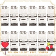 12 Pcs RJ45  Cat7 Cat6A Shielded  Zinc Alloy Module Network  Jack Connector Adapter 10GB Network hsi