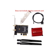 【Limited-time offer】 WiFi 6 Intel AX200 AX210 9260 8265 8260 M.2 To Express 1X Wireless Adapter Conv
