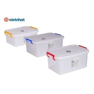 15L rectangular bin for household items 40x27x15cm