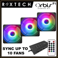 REXTECH TECWARE ORBIS F1 ARGB FAN STARTER KIT ( TWAC-ORB-F1-SK3 ) Starter Kit with 3 x ARGB Fan