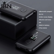 IBA-Bluetooth-compatible 5 Audio Transmitter Receiver OLED Display HiFi Low Latency Rechargeable Wireless TV