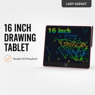 LCD 16 Inch Writing Tablet Doodle Board Drawing Tablet for Kids Reusable Electronic Drawing Pad