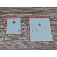 (20C) Insulated gasket lining, 2 sizes TO-220 14x19mm and TO-3p 20x25mm New.