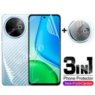 Vivo Y39 5G 3in1 Front Back Lens Hydrogel Film For Vivo Y39 NFC VivoY39 5G 2025 Smartphone Screen Pr