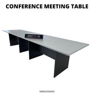 Rectangular Conference Table | 12ft Meeting Table | Meja Mesyuarat | Office Discuss Table | Office F
