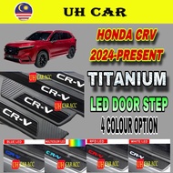 (TITANIUM) Honda Crv G6 2024 - Present Led Door Step Side Step Foot Step Sill Pate
