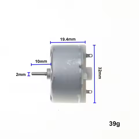 100PCS Mini RF500TB-18280 Motor DC 1.5V-12V 500 Round Motor Mini 32mm Motor