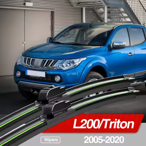 For Mitsubishi L200 Triton 2005-2020 Front Windshield Wiper Blades 2pcs Windscreen Window Accessorie