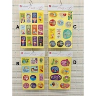 Bible Gold Verse Spiritual Sticker Contents of 12 spiritual stickers, children's stickers, Bible ver