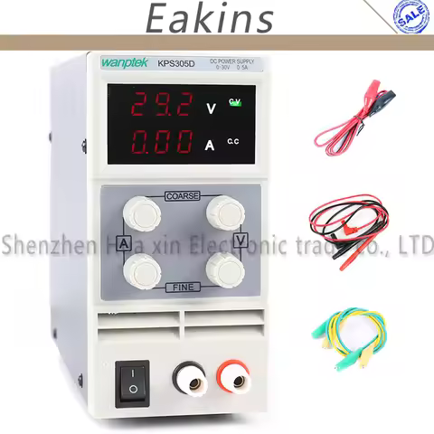 KPS 305D 305DF Adjustable High Precision LED Display Switch Lab DC Power Supply 30V 5A 110V-230V 0.1