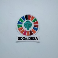 :: Logo Bordir SDGS Desa / Logo SDGS Desa / Bordir Logo SDGS Desa /