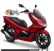 Stiker Variasi Lis Cutting - Motor PCX 150 Merah Keren CSPC02