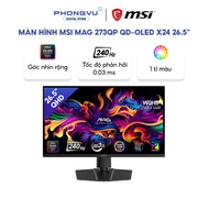 Msi MAG 273QP QD-OLED X24 26.5 Monitor" (QHD 2560 x 1440/ OLED/ 240Hz/ 0.03 ms) - 36 months