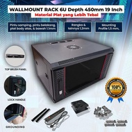 WALLMOUNT RACK 6U 6U SERVER RACK/ Original AND TRUSTED