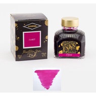 British Diamine Fountain Pen Ink Bottle, Diamine Claret Ink Bottle 80ml