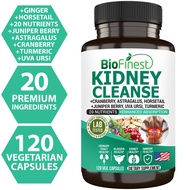 Biofinest Kidney Cleanse Supplement - Cranberry Astragalus - Kidney Stone Bladder Urinary Tract Flow