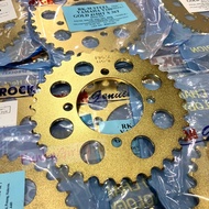 RKM 415 YAMAHA Y100 RXZ Y125Z LC135 SRL REAR STEEL SPROCKET GOLD EMAS
