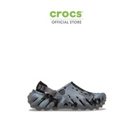 CROCS รองเท้าลำลองผู้ใหญ่ ECHO DUCK CAMO CLOG  รุ่น 211981-082 - CHARCOAL/BLACK