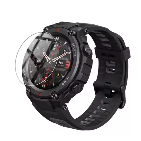 For Amazfit GTR 42 47mm T Rex 2 3 T-Rex Pro 3 Ultra – Ultra-Durable Tempered Glass, HD View TMOW