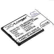 3.7V 1700mAh Battery HE9701N R001710000 for Sonocaddie V350 V500 G-4L, For Zoomax Snow, Snow 4.3", H