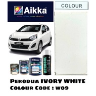 Aikka paint Perodua Myvi W09 （Ivory White）